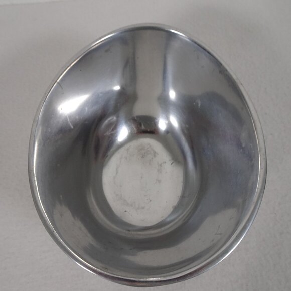 Pottery Barn Metallo Collection Egg Bowl Metal Aluminum Serving Dish - Picture 10 of 10